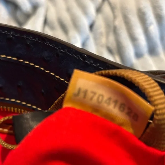 Dooney & Bourke Navy Textured Tote - Picture 7 of 7